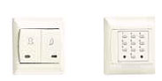 Large rocker switches for hotels & coded keypad